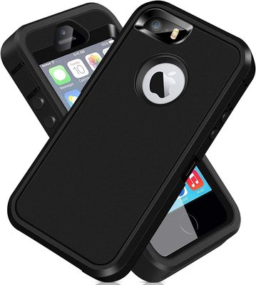 iPhone 5S Case, iPhone SE 2016 Case, ACAGET iPhone 5 Case Black